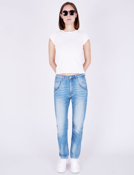 Fraternel Damen Boyfriend Jeans Vintage denim – Relaxed Fit mit Stretch H112