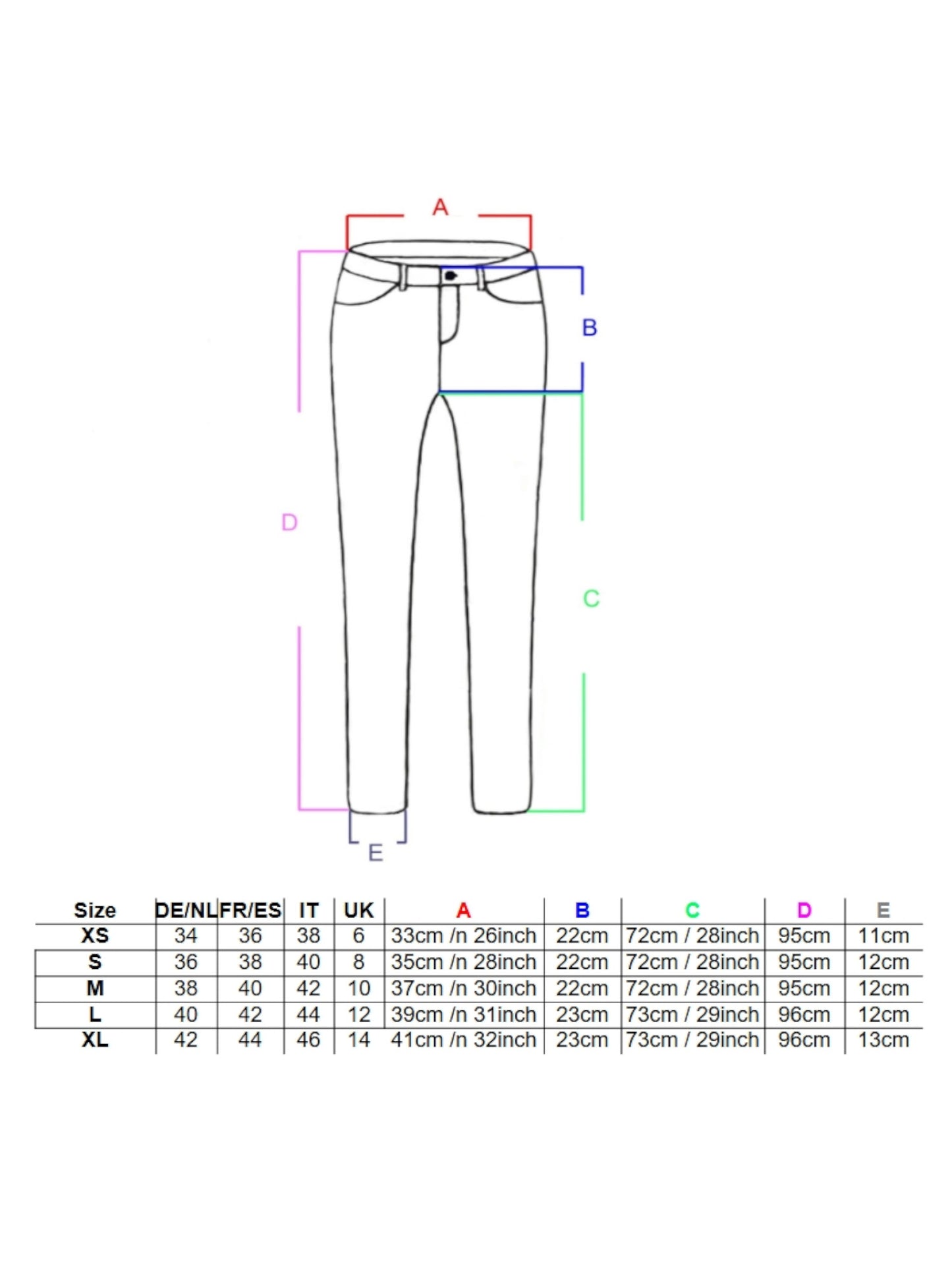 Fraternel Damen Skinny Hüftjeans – Stretch Five-Pocket Jeanshose H051