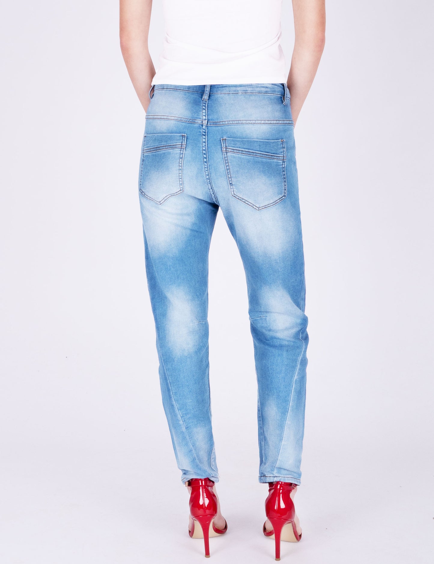 Fraternel Damen Boyfriend Jeans Vintage denim – Relaxed Fit mit Stretch H112