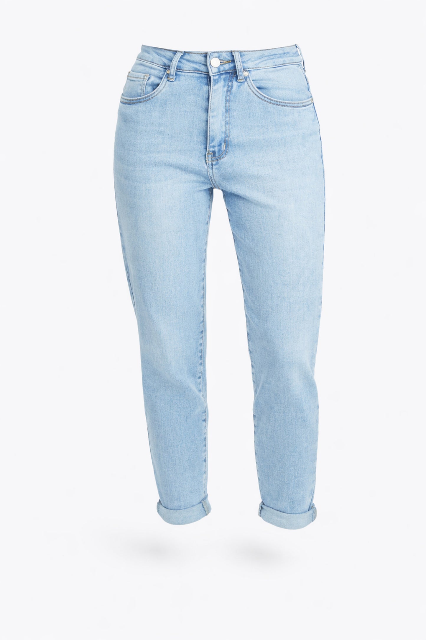 Fraternel Damen Momfit Jeans – Lässiger Boyfriendhosen Style H102