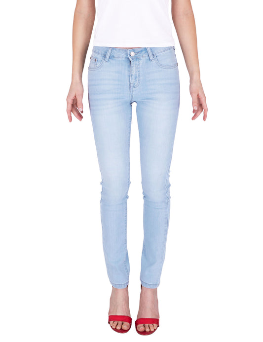 Fraternel Damen Jeans Tapered Fit Five Pocket mit Reißverschluss H115