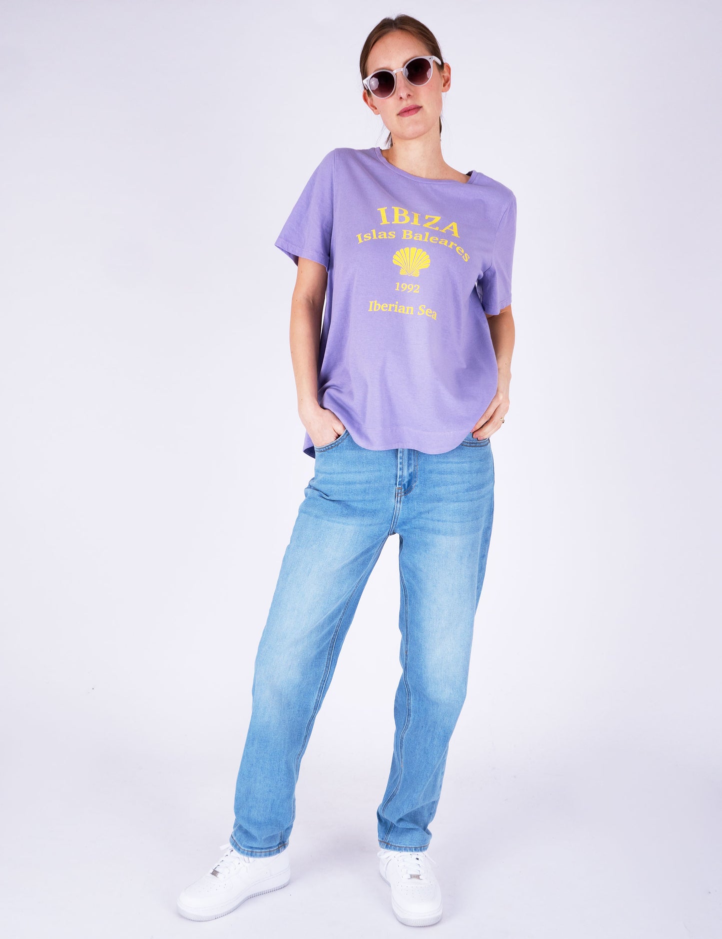 Fraternel Damen Jeans Straight Fit – Bequeme Five-Pocket Denim Hose mit Used-Waschung H116