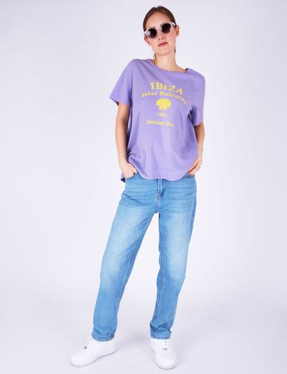 Fraternel Damen Jeans Straight Fit – Bequeme Five-Pocket Denim Hose mit Used-Waschung H116