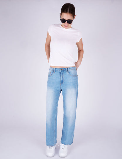 Fraternel Damen Designer Jeans Loose Fit Glam Jeans Pailetten Look  Stretch Bequeme Passform H117