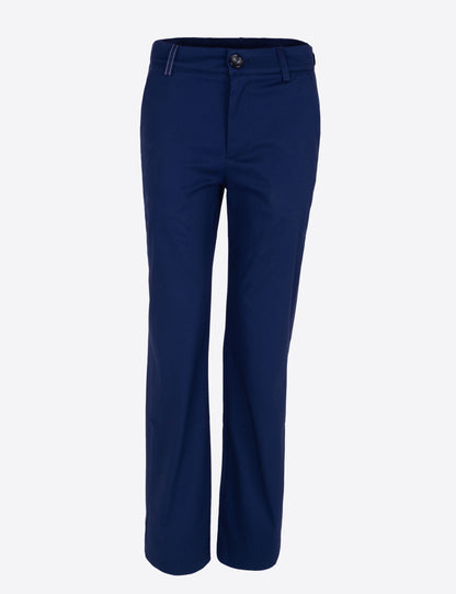 Fraternel Damen Chino Hose – Weite Straight Leg Stoffhose aus Baumwolle mit Stretch H118