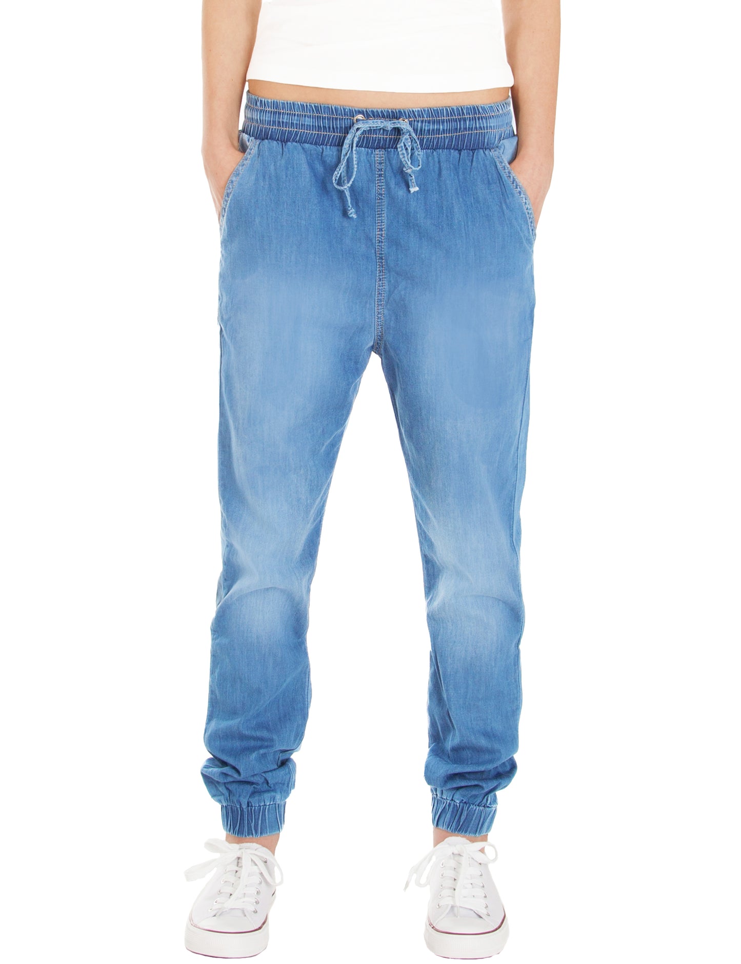 Fraternel Damen Stoffhose Pluderhose H008