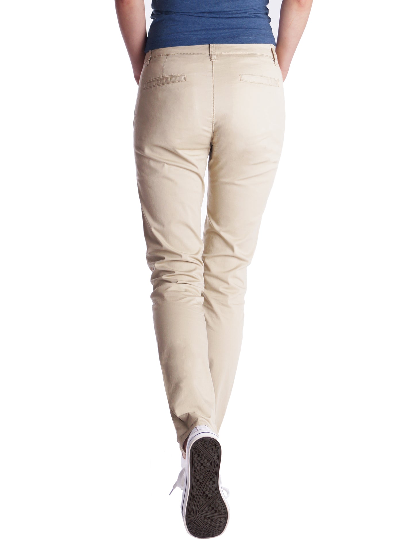 Fraternel Damen Chino Hosen – Moderne Stoffhose mit schmalem Bein und Stretch H100
