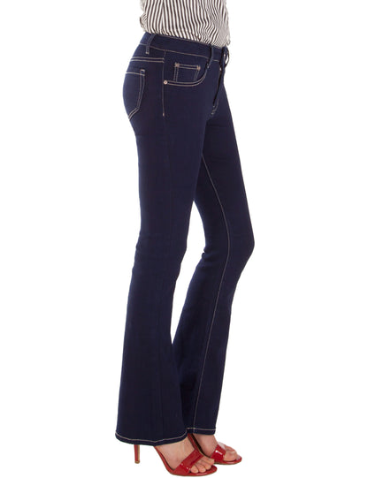 Fraternel Damen Jeans Hose Bootcut normal waist Stretch H035