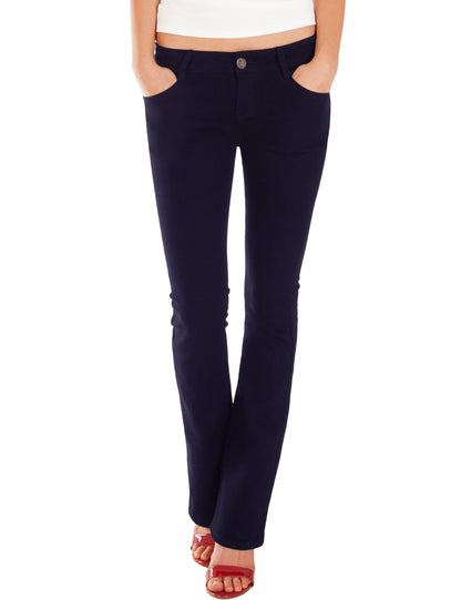Fraternel Damen Jeans Hose Bootcut normal waist Stretch H035
