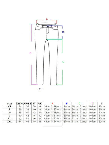 Fraternel Damen Chino Hose – Weite Straight Leg Stoffhose aus Baumwolle mit Stretch H118