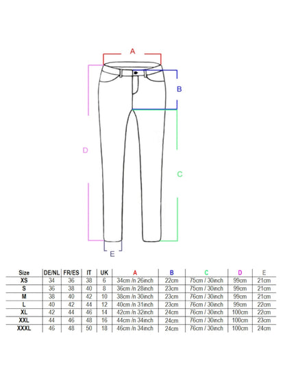 Fraternel Damen Jeans Hose Bootcut normal waist Stretch H035