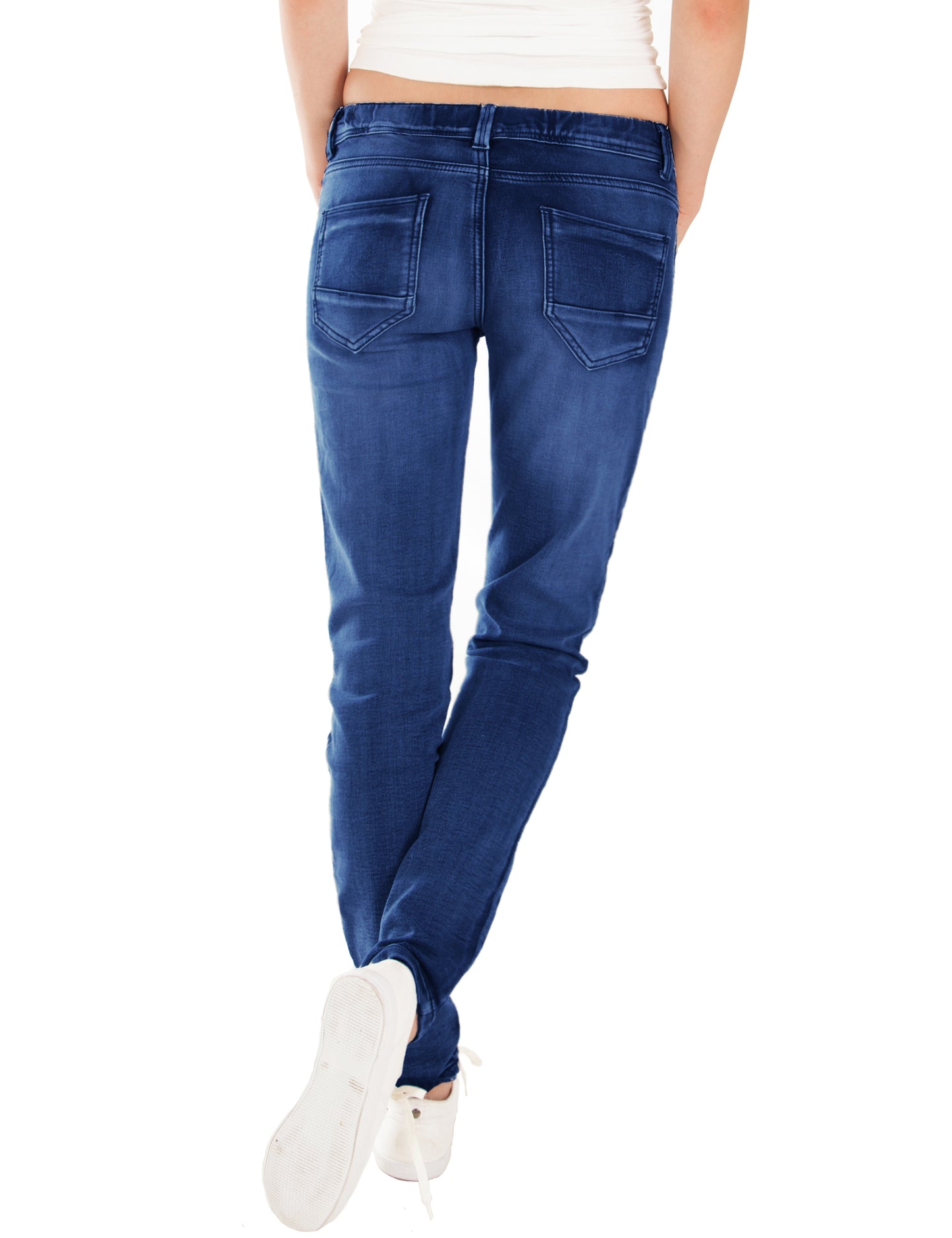 Fraternel Damen Joggjeans aus Stretch Denim mit Tunnelzug im Relaxed Regular Fit H025