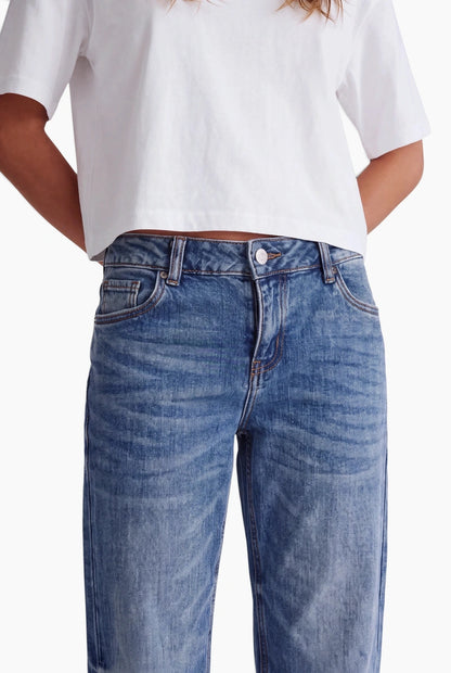 Fraternel Damen Jeans – Relaxed fit mit Used-Waschung - H120